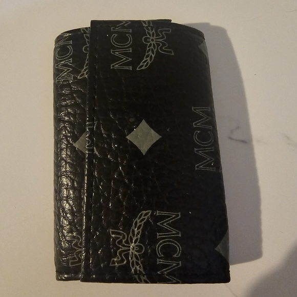 MCM Other - MCM Black Monogram Key Holder